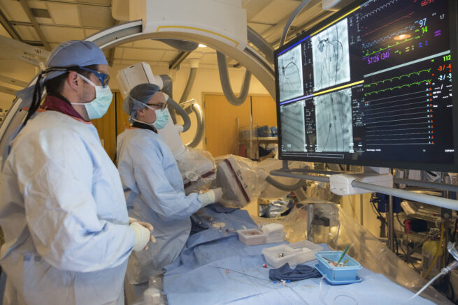Cardiologists at Boston Children’s Hospital performing a mitochondrial transplant